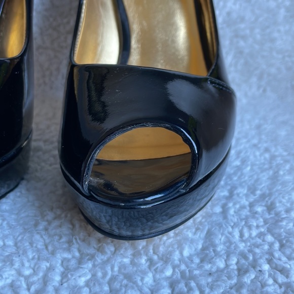 Ted Baker Patent Leather Peep Toe heels - Picture 4 of 14